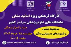سومین کارگاه ویژه اساتید مشاور دانشگاه های علوم پزشکی سراسر کشور در سال 1404